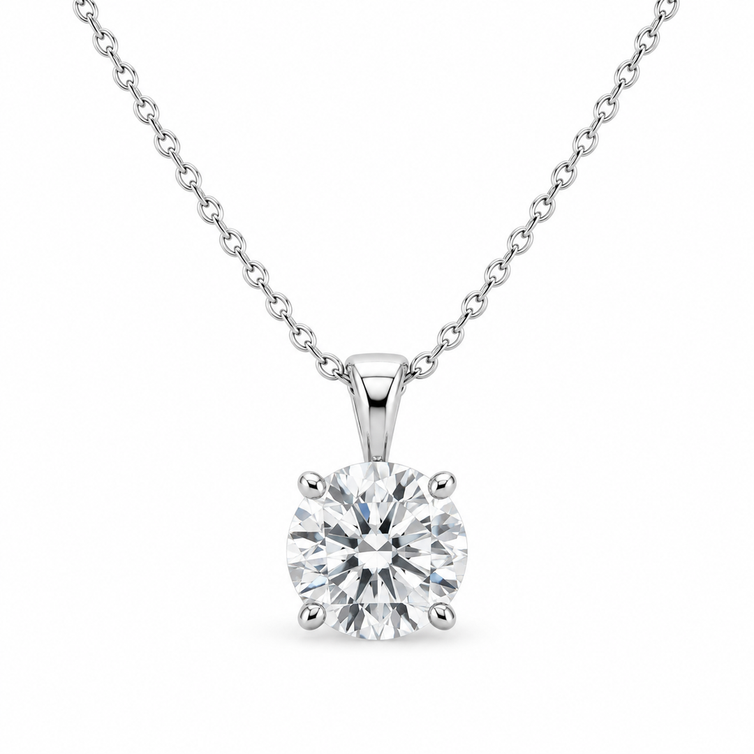 1 ct Lab-Grown Diamond Necklace - Vanhess