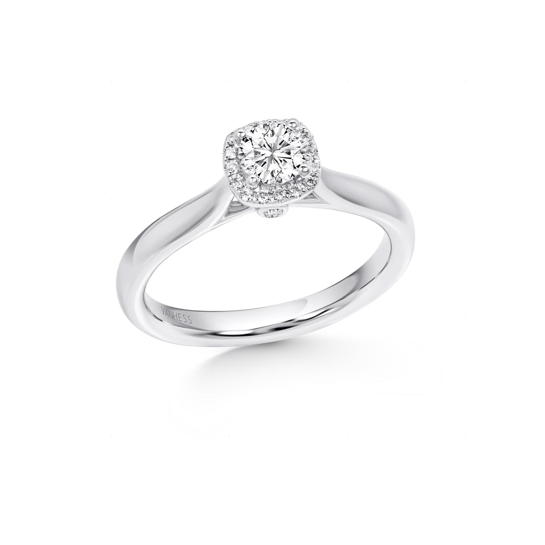 Engagement Ring-B4436R - Vanhess