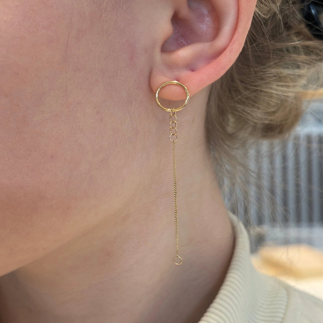 Single Short Minimalist Earring - Vanhess