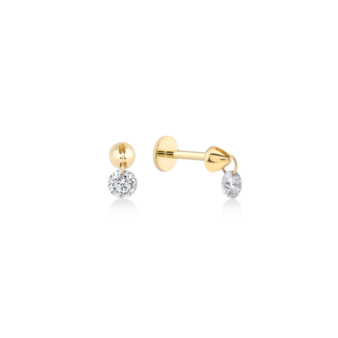 Dangle Diamond Piercing - Single - Vanhess