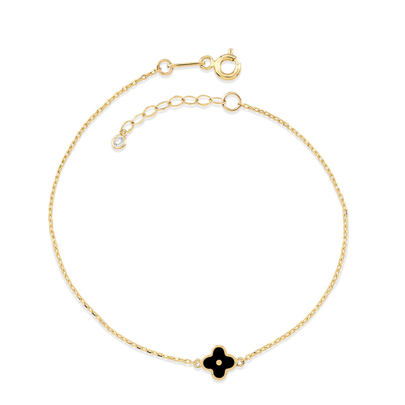 Rounded Petite Clover Bracelet - Vanhess