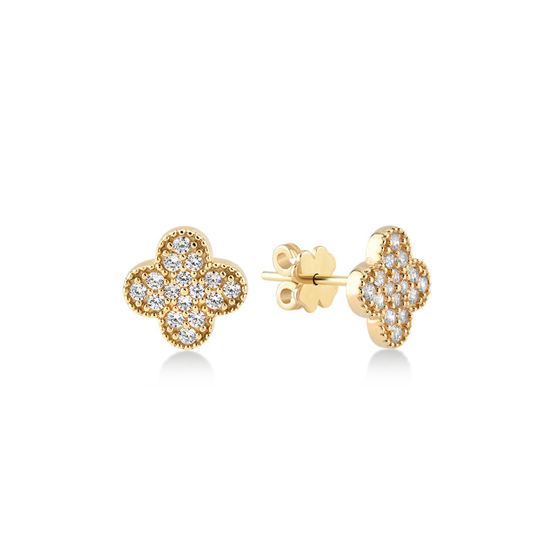 Gleaming Shamrock Earring - Vanhess