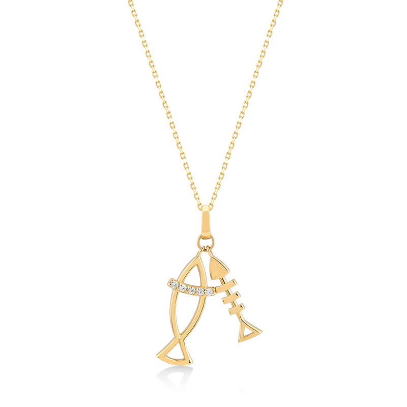 Fish 'n Bone Necklace - Vanhess