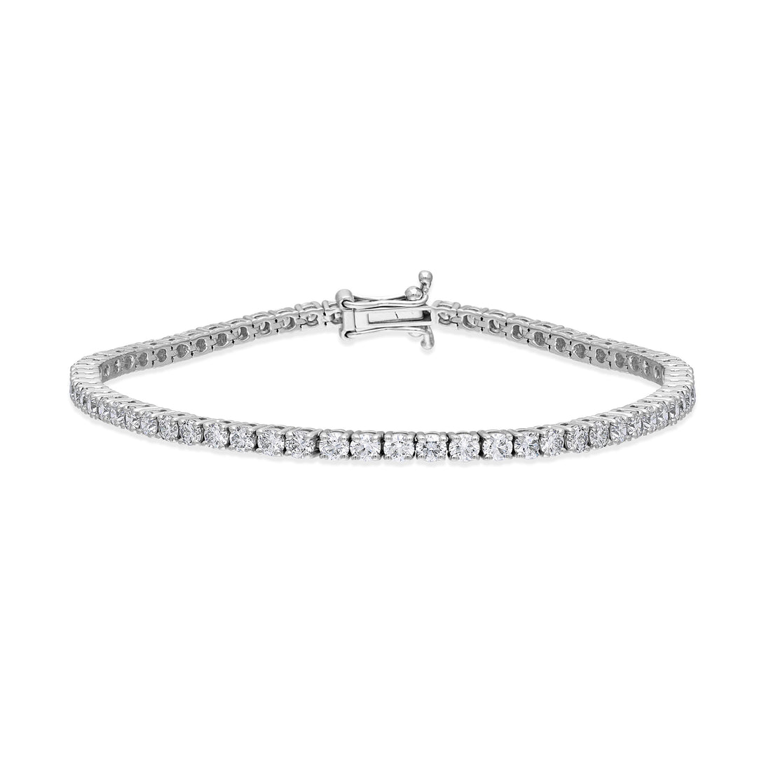 Natural Diamond Tennis Bracelet - Vanhess