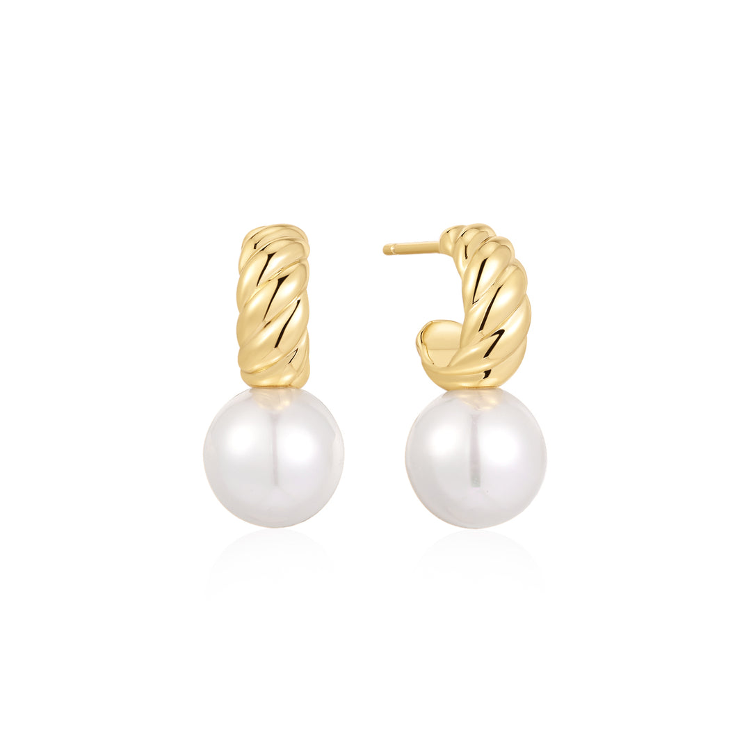 Luna Pearl Earrings - Vanhess