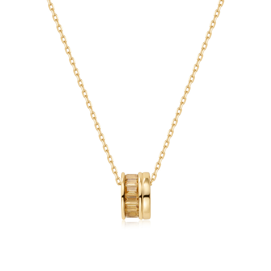 Gemsign Citrine Charm Necklace - Vanhess