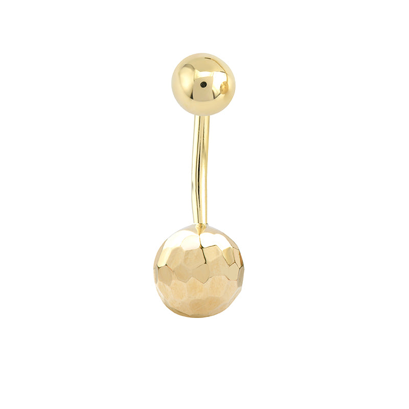 Golden Polygon Ball Piercing -Single - Vanhess