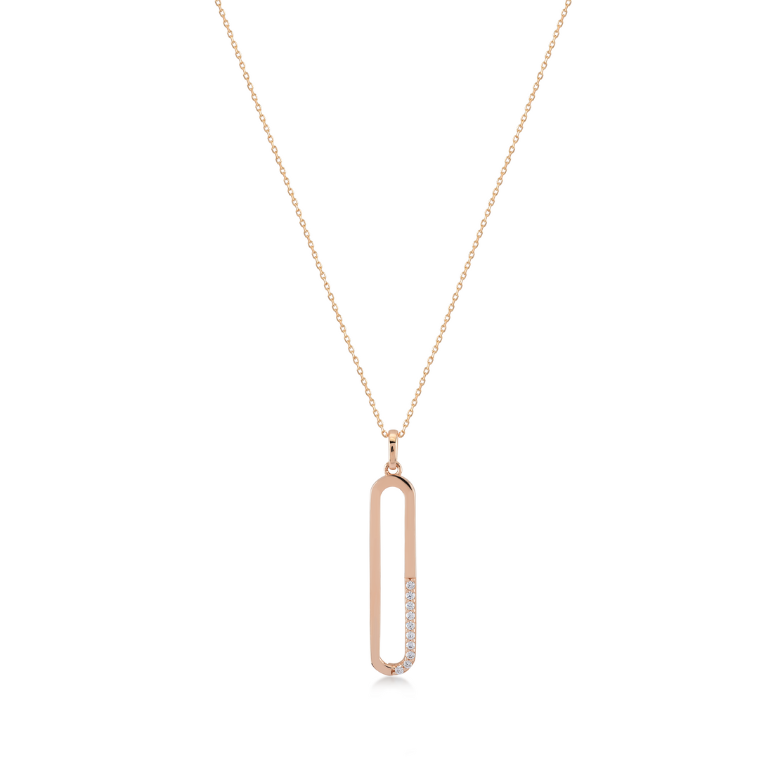 Suspending Oval Necklace - Vanhess
