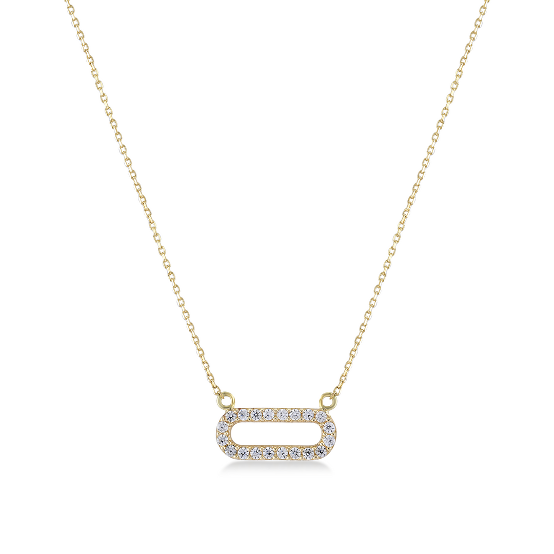Link Pave Necklace - Vanhess